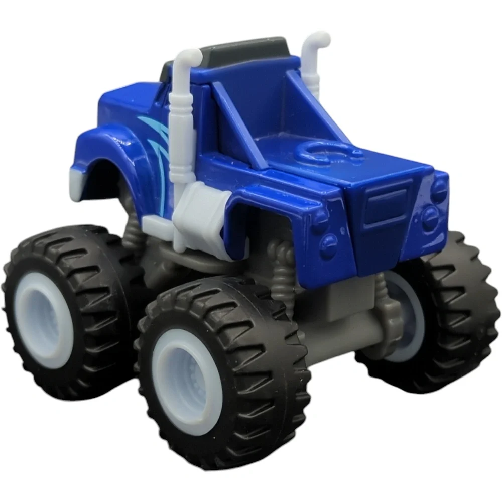 Crusher Blaze and The Monster Machines 2014 Truck Fisher Price Metallic Blue HTF